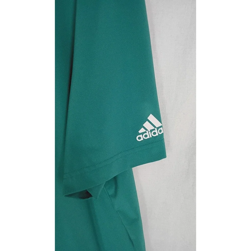 Adidas Polo Shirt Mens XL Green Casual Golf Golfing Lightweight‎ Outdoor Men